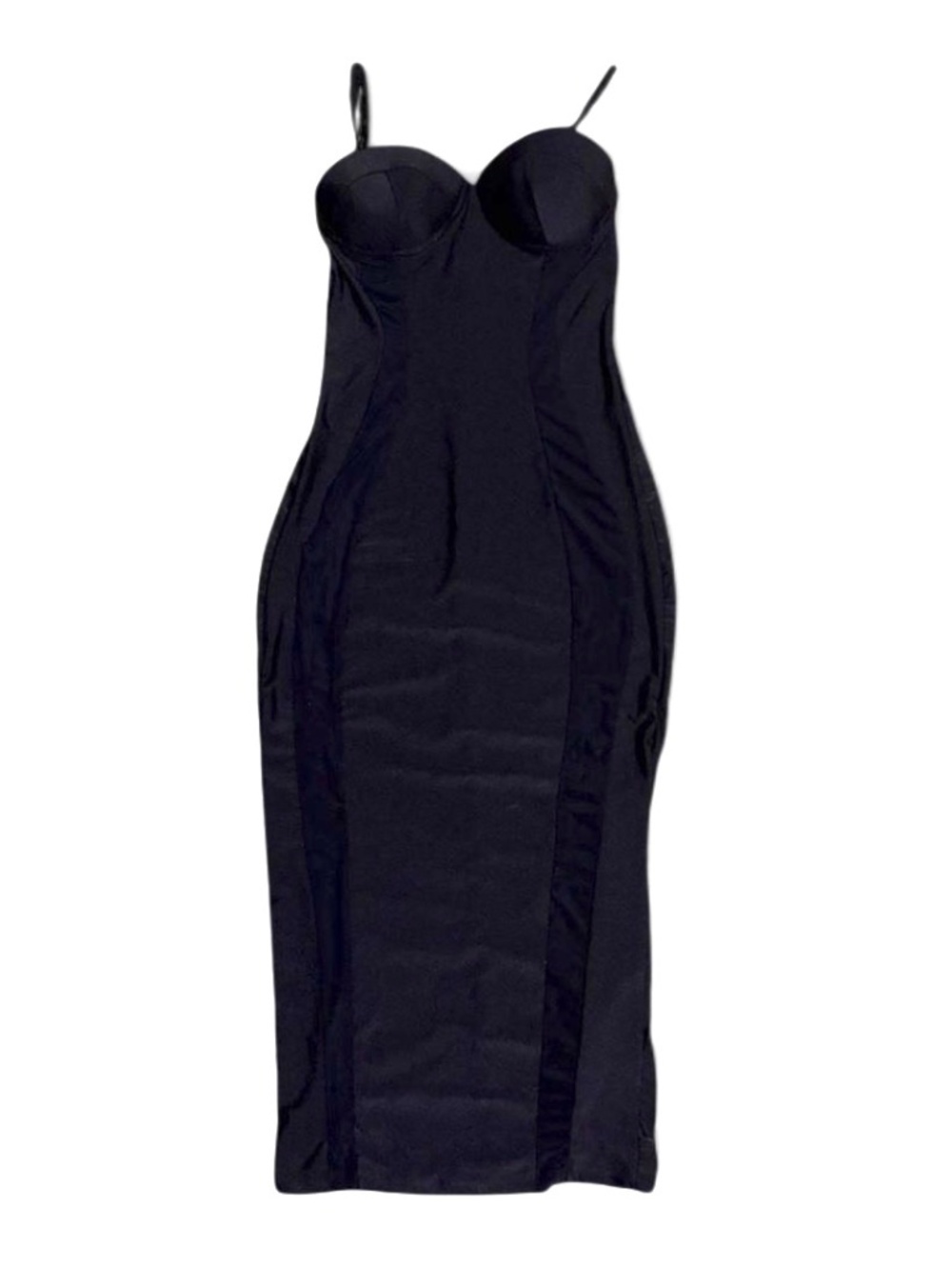 Black bodycon dress